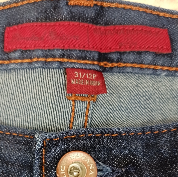 BANANA REPUBLIC Limited Edition Skinny Jeans Size 31/12P - Picture 5 of 13